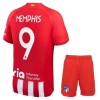 Oficiální Fotbalový Dres Atlético Madrid Memphis 9 Domácí 2023-24 pro Děti